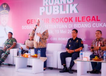 Berantas Rokok Ilegal, Pemkab Gresik Gelar Sosialisasi Bersama Pelaku Usaha Dagang