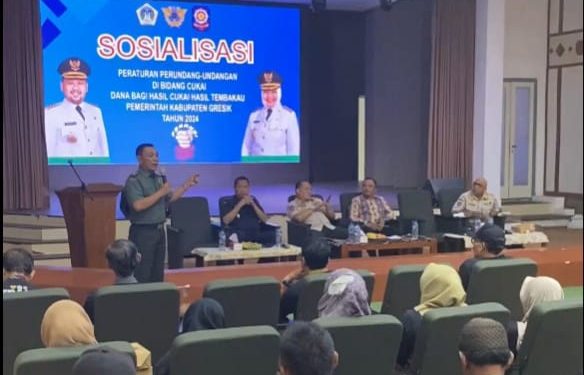 Gempur Rokok Ilegal, Satpol PP Gresik Gencar Lakukan Sosialisasi Perundang-Undangan Cukai
