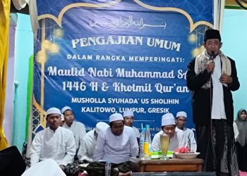 Warga Kalitowo Lumpur Gresik Gelar Maulid Nabi 2024, Teladani Sifat Rosul Jaga Persatuan Diatas Perbedaan