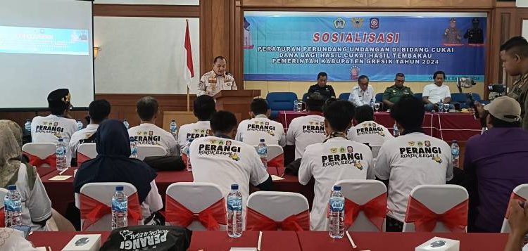 Tekan Peredaran Rokok Ilegal, Satpol-PP Gresik Gelar Sosialisasi Bersama Media, Pokdarwis dan Masyarakat