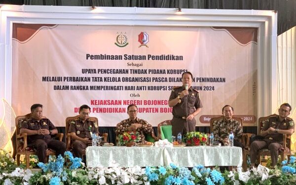 Cegah Korupsi, Pemkab Bojonegoro dan Kejari Gelar Pembinaan Bagi Pengelola Satuan Pendidikan