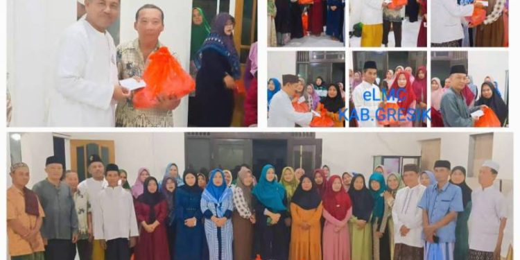 PD DMI Gresik Salurkan Paket Sembako dan Uang Zakat kepada Puluhan Muallaf di Pengujung Ramadan