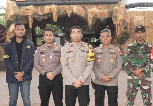 Pastikan Pengunjung Nyaman, Polres Gresik Cek Keamanan Wisata Lontar Sewu