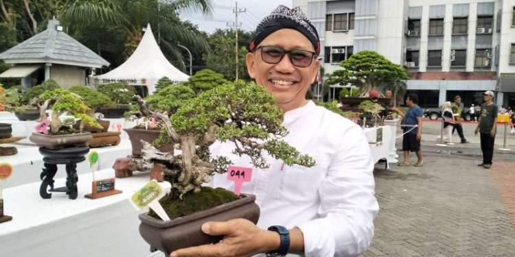 Kades Surowiti Panceng Gresik, Hadirkan Bonsai Jenis Setigi Berusia Lima Tahun yang Harus Disiram dengan Air Laut