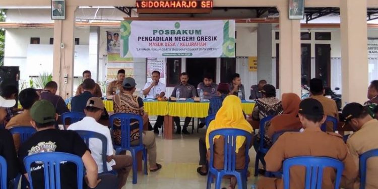 Pemdes Sidoraharjo Sambut Sosialisasi Hukum Posbakum PN YLBH Fajar Trilaksana
