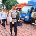 Hadapi Ancaman Bencana Hidrometeorologi, Polres Gresik Bersama TNI-Polri dan BPBD Gelar Apel Pasukan