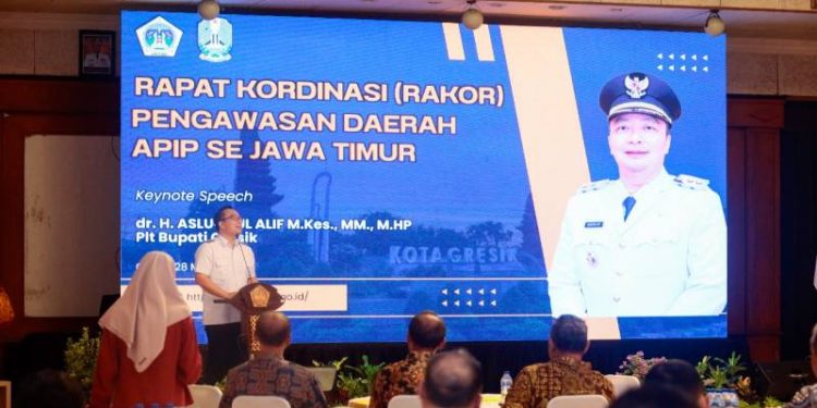 Satukan Langkah Menuju MCP 2025, Gresik Jadi Tuan Rumah Rakorwasda APIP se-Jatim