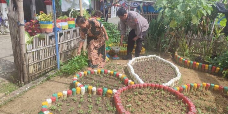 Polsek Bungah Dampingi Petani Wujudkan Ketahanan Pangan di Desa Kisik
