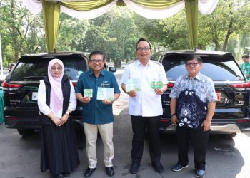 Peringati Hari Lingkungan Hidup, Pemkab Gresik Bersama Petrokimia Gresik Gelar Uji Emisi Kendaraan