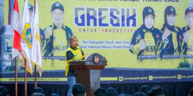 Lepas Kontingen Gresik, Bupati Targetkan 5 Besar Porprov Jatim