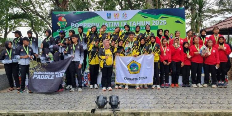 Cabor Dayung Kontingen Gresik Borong 6 Medali di Porprov IX Jatim Tahun 2025
