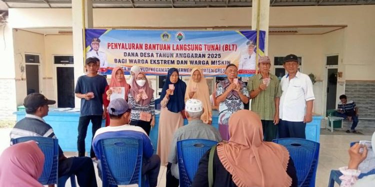 Peduli Warga Kurang Mampu, Pemdes Morowudi Salurkan BLT DD pada 40 KPM