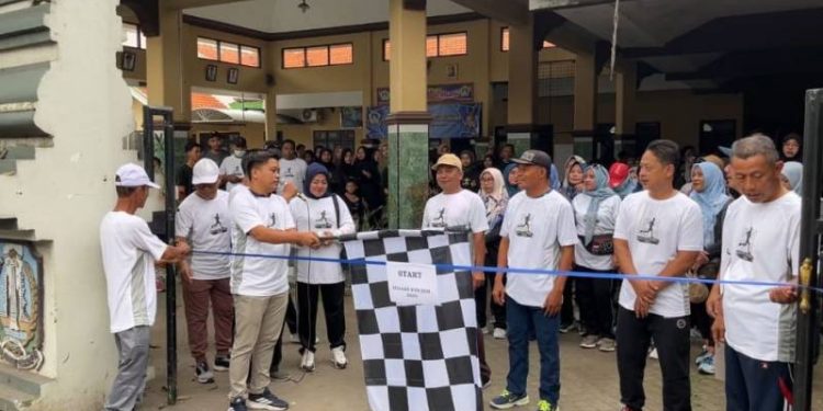 Pemdes Hulaan Sosialisasikan Bahaya Narkotika Gelar Hulaan Fun Run 2025