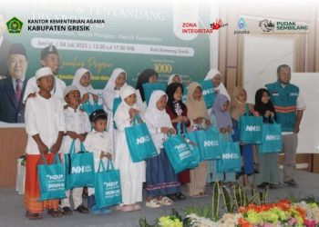 Kemenag Gresik Gandeng Nurul Hayat Santuni 1000 Anak Yatim dan Penyandang Disabilitas