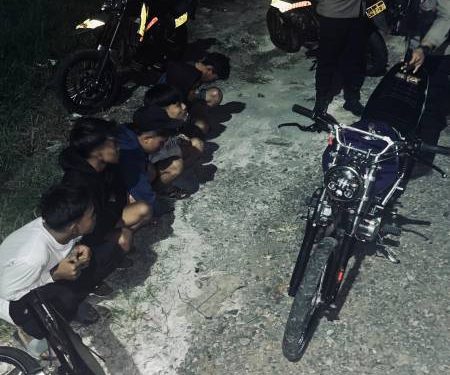 Polres Gresik Gagalkan Rencana Balap Liar di Kedamean, Amankan Enam Pemuda
