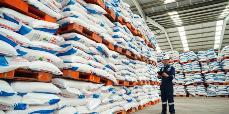 Per tanggal 29 Juli 2025, Petrokimia Gresik Siapkan 508 Ribu Ton Pupuk Subsidi
