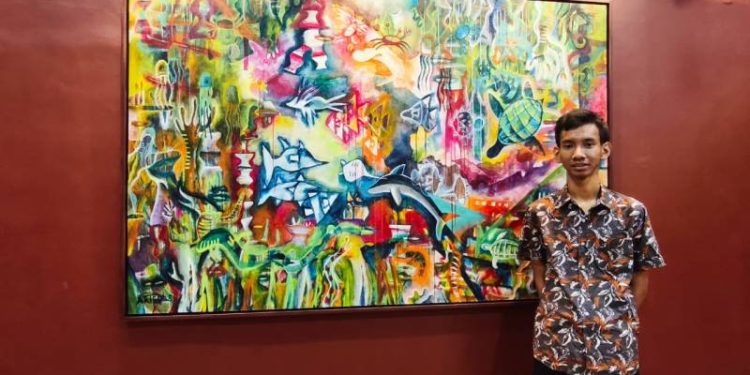 Ariel Ramadhan Seniman Muda Peraih Penghargaan Internasional Kembali Gelar Pameran Tunggal ke-6 di Galeri Merah Putih Balai Pemuda Surabaya
