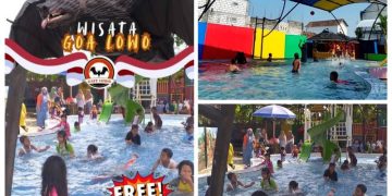 Kado HUT RI, Pemdes Melirang Bungah Gratiskan Wahana Kolam Renang Wisata Goa Lowo
