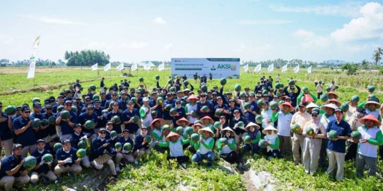 Bangun Kepedulian Masyarakat, 100 Karyawan Pupuk Indonesia Grup Gelar Program AKSI 2025 di Banyuwangi