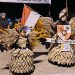 Kostum Kreatif Hiasi Gerak Jalan Malam di Pangkahkulon Gresik