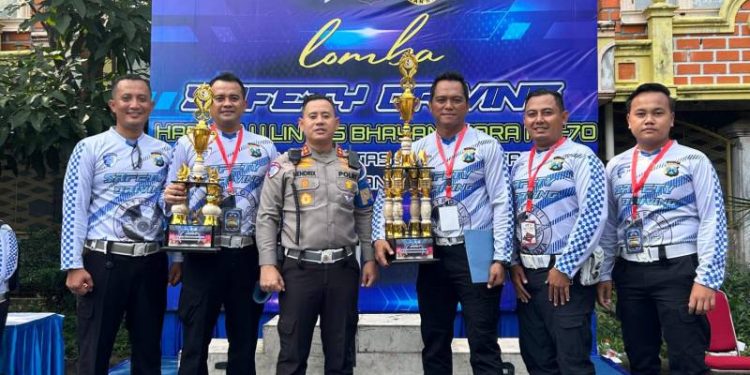 Polres Gresik Torehkan Prestasi di Lomba Safety Driving Hari Lalu Lintas Bhayangkara ke-70