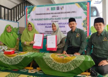 YLBH Fajar Trilaksana dan PC Muslimat NU Gresik Jalin MoU, Fokus Pemahiran Paralegal hingga Perlindungan Anak