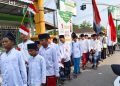 Ponpes Modern Almiftah Mojopuro Wetan Bungah Gelar Kirab Hari Santri Nasional 2025