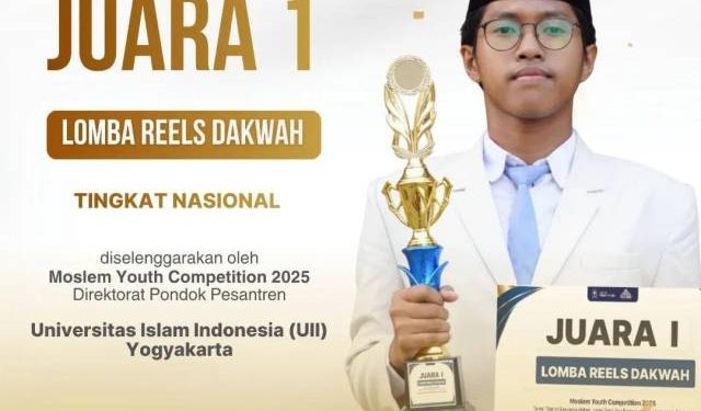 Santri Refah Islami Raih Juara 1 Lomba Reels Dakwah Tingkat Nasional di Ajang Moslem Youth Competition 2025