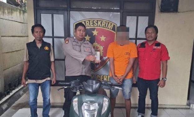 Kurang dari Satu Jam, Polsek Cerme Polres Gresik Tangkap Pelaku Curanmor dan Amankan Barang Bukti