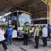 Ciptakan Transportasi Yang Aman, Satlantas Polres Gresik Sapa Driver dan Ramp Check Bus Penumpang