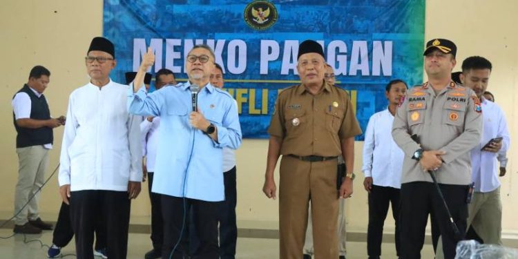 Menko Pangan Tinjau Sekolah hingga Kampung Bandeng di Gresik, Kapolres Pastikan Kenyamanan dan Keamanan