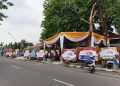 Karangan Bunga Ucapan HPN 2026, Hiasi Balai Komunitas Wartawan Gresik di Bandargrisse