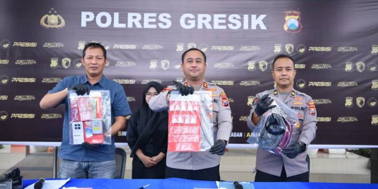 Polres Gresik Berhasil Gagalkan Peredaran Sabu 51 Gram, Residivis AS Kembali Masuk Bui