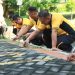 Kapolres Gresik Pimpin Aksi Bersih Masjid Agung, Wujud Nyata Program ASRI Presiden Prabowo