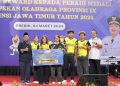 Bupati Gresik Serahkan Bonus Rp 9,3 milliar Kepada Atlet, Pelatih, Asisten Pelatih dan Official Porprov IX Jatim