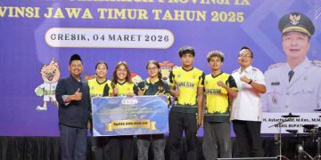 Bupati Gresik Serahkan Bonus Rp 9,3 milliar Kepada Atlet, Pelatih, Asisten Pelatih dan Official Porprov IX Jatim