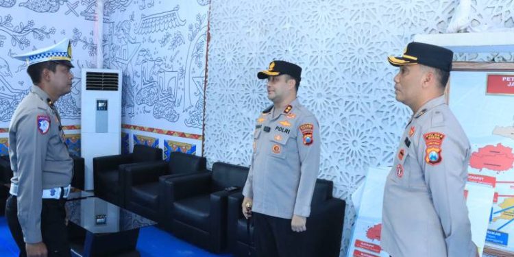 Jelang Idul Fitri 1447 H, Kapolres Gresik Tinjau Kesiapan Pos Pelayanan Bunder