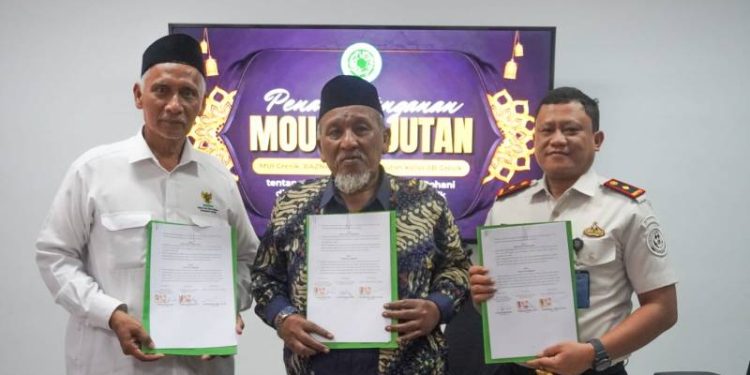 MUI Gresik, BAZNAS, dan Rutan Teken MoU Lanjutan Pesantren At-Taubah
