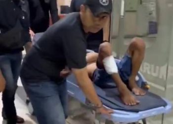 Nekat Lawan Petugas, Pelaku Curat Dihadiahi Timah Panas oleh Tim Macan Giri Satreskrim Polres Gresik
