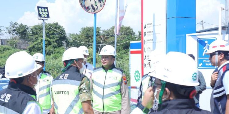 Kapolres Gresik Bersama Forkopimda Tinjau Progres Pembangunan Sekolah Rakyat di Sidayu