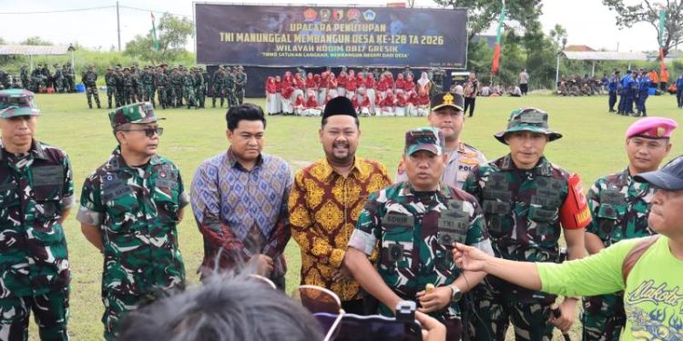 TMMD ke-128 Resmi Ditutup, Sinergi TNI dan Pemkab Gresik Tinggalkan Warisan Pembangunan di Desa Slempit