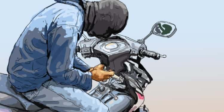 Tergiur Kontak Nempel, Sepasang Kekasih di Gresik Nekat Curi Motor