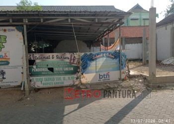 Pagar Berdiri Lewati Batas, Lahan Rencana Gedung KMP di Gresik Diduga Dicaplok Yayasan Pendidikan