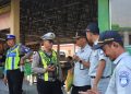 Keselamatan Penumpang Jadi Prioritas, Satlantas Polres Gresik Bersama Dirjen Hubdat Gelar Ramp Check Bus di Rest Area 726 B