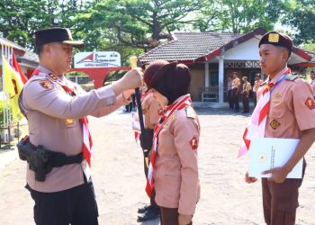 Kapolres Gresik Buka Latihan Gabungan Saka Bhayangkara 2026, Cetak Generasi Muda Berkarakter dan Peduli Kamtibmas