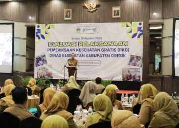Evaluasi PKG, Wabup Gresik Dorong Hasil Pemeriksaan Jadi Basis Program Kesehatan