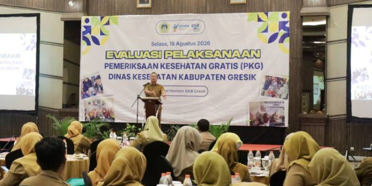 Evaluasi PKG, Wabup Gresik Dorong Hasil Pemeriksaan Jadi Basis Program Kesehatan