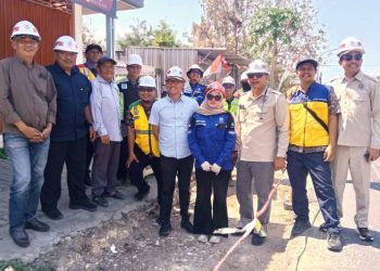 Pastikan Rampung Oktober, Komisi III DPRD Gresik Sidak Proyek Jalan 5,3 KM di Bungah