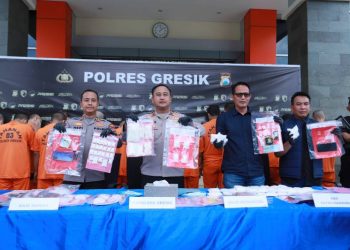 Polres Gresik Ungkap 14 Kasus Narkoba dalam Operasi Tumpas Semeru 2026, 17 Tersangka Diamankan