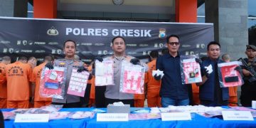Polres Gresik Ungkap 14 Kasus Narkoba dalam Operasi Tumpas Semeru 2026, 17 Tersangka Diamankan